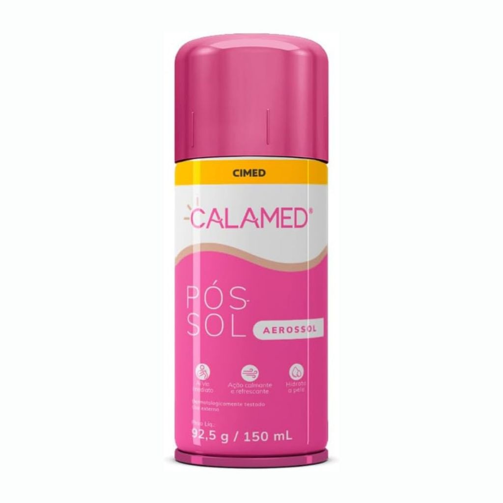 Calamed Pós Sol Spray Aerossol 150ml Alívio Imediato Refrescante e Hidratante
