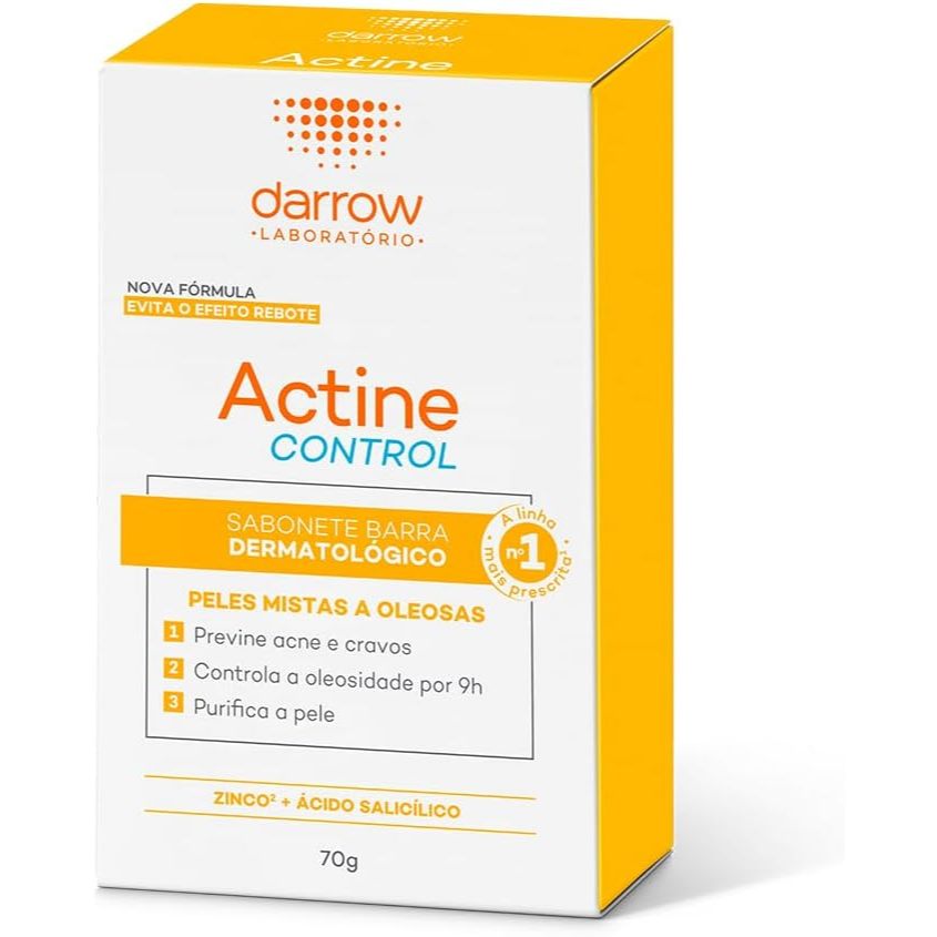 Sabonete Em Barra Actine Control 70g
