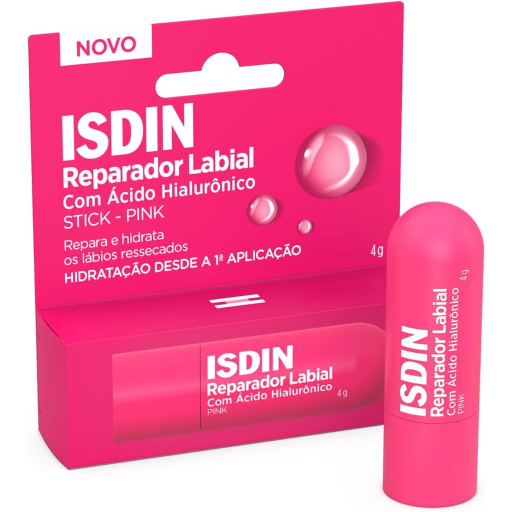 Isdin Reparador Labial Stick Pink 4g