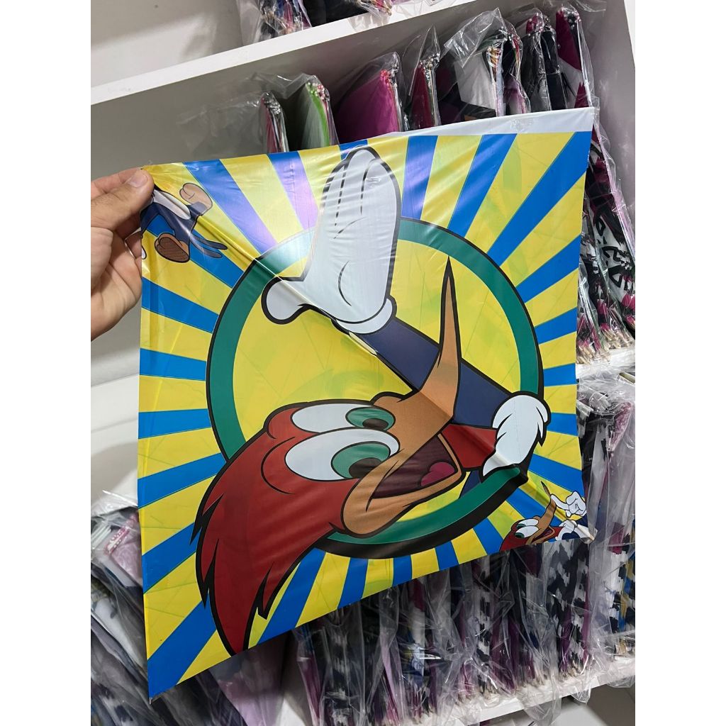 Raia Flechinha Pipa Veloster GRANDE para competição PACOTE COM 25 UNIDADES Estampado.