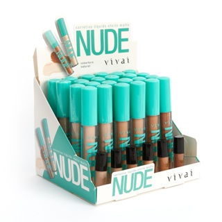 Corretivo Líquido Matte HD Nude Vivai – Alta Cobertura Natural em Oferta na Shopee