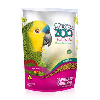 Ração Extrusada Papagaio Am-16 Mini Bits 600g Megazoo em Oferta na Shopee