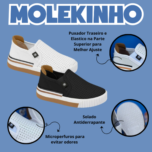 sapatinho molekinho Tenis menino  slip on lançamento