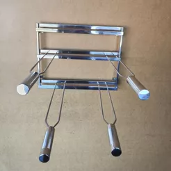 Suporte para Espeto e Grelha suspenso Inox 304 SOMENTE O SUPORTE