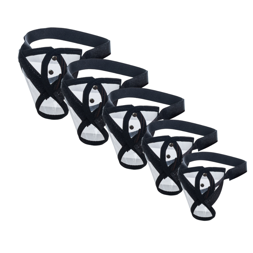 Focinheiras Transparente Reforçada Cachorros Revenda Tamanhos 1 ao 5 em Oferta na Shopee