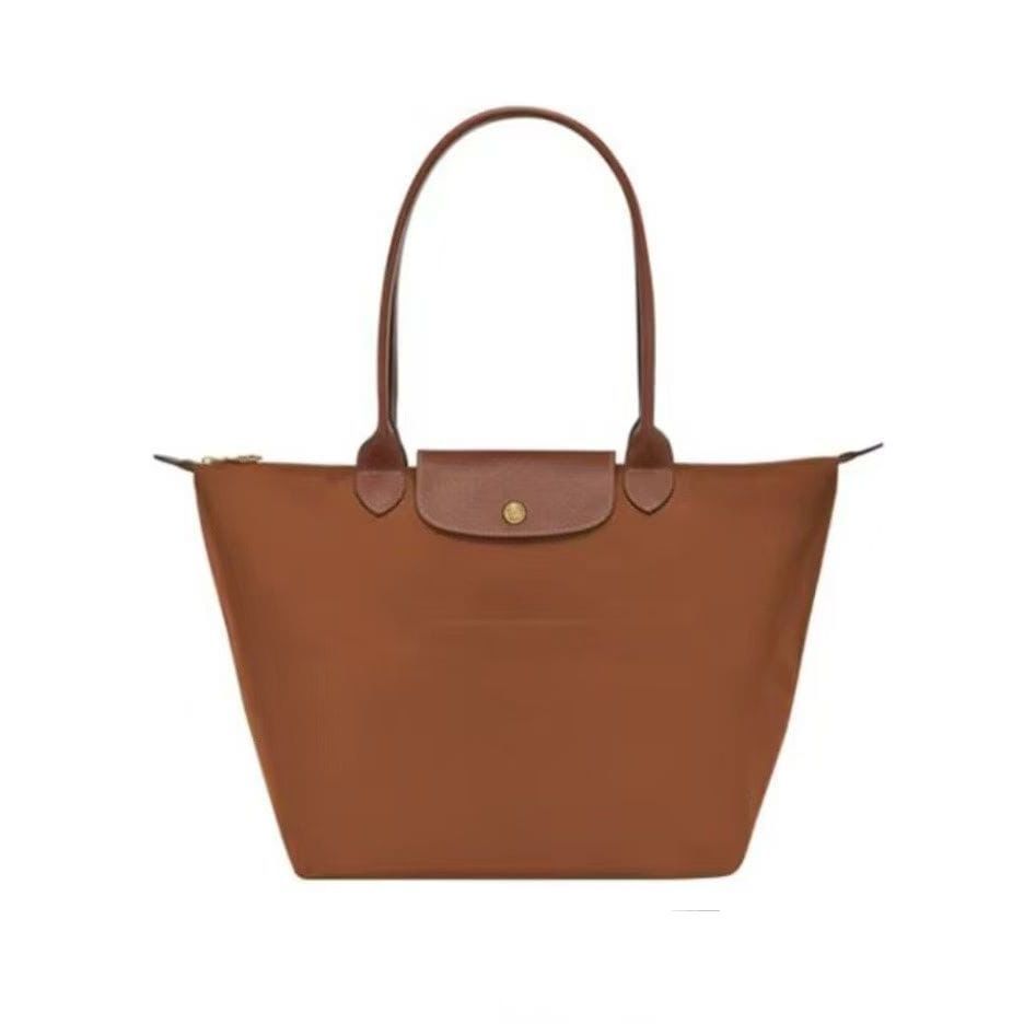 Bolsa Feminina Dobrável Tamanho Média Com Alça de Couro Sintético de Ombro em Oferta na Shopee