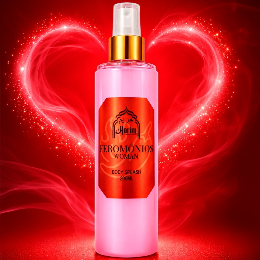 Perfume Feromônios Body Splash Feminino 200ml Harim Alta Fixação e Projeção Fragrância Magnética em Oferta na Shopee