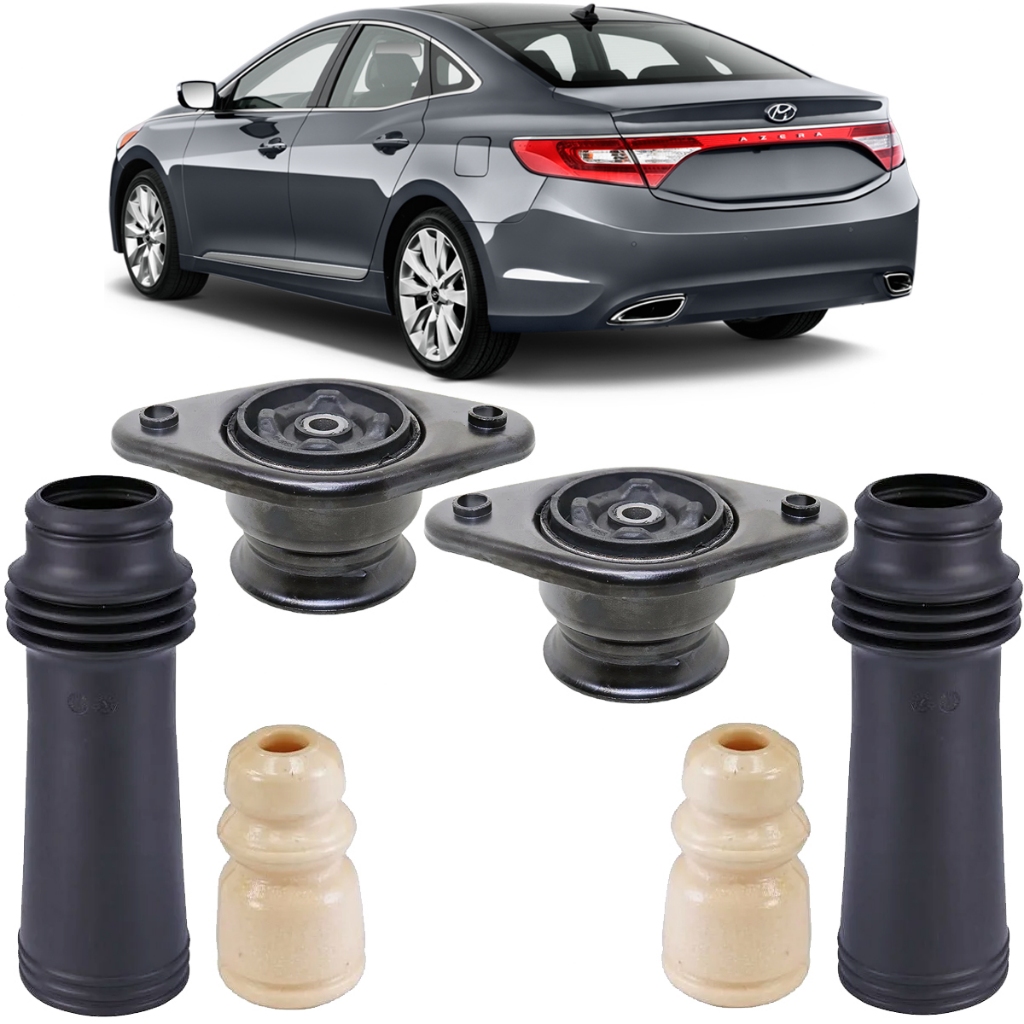 Kit Coxim Amortecedor Traseiro Hyundai Azera 2013 até 2016