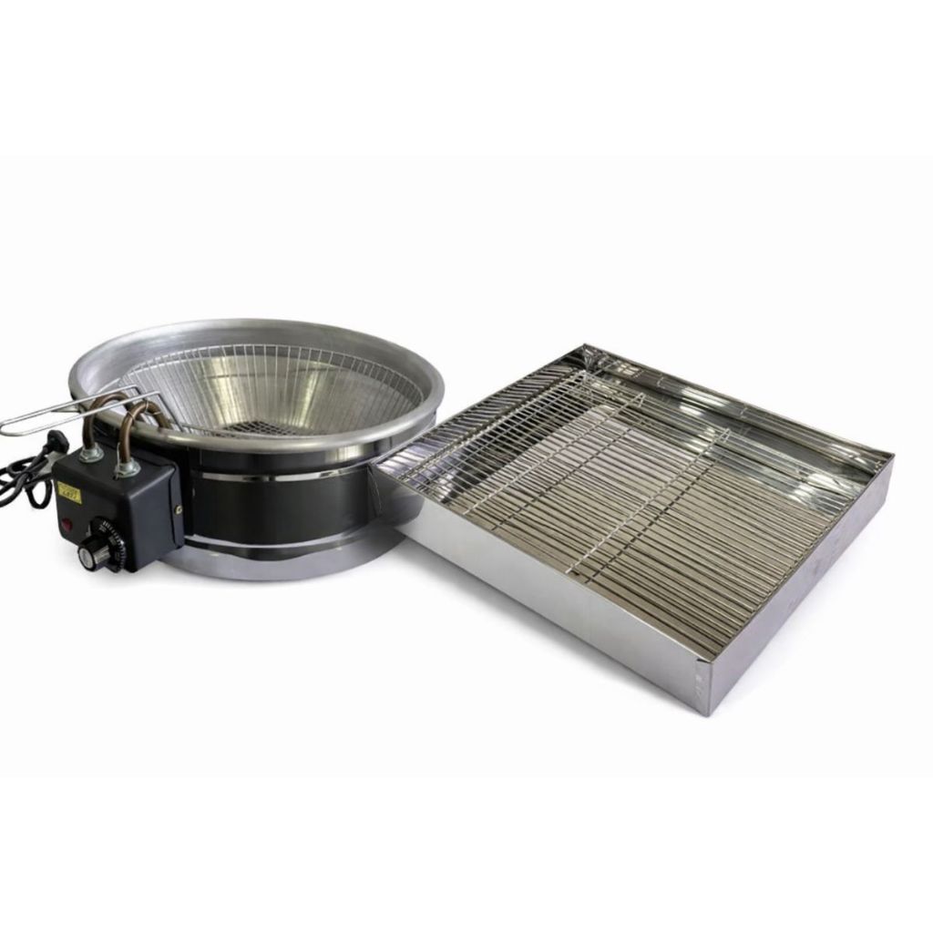 Kit Fritadeira Elétrica Tacho 7L Inox + Escorredor de Óleo