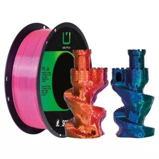 Filamento para Impressora 3d Pla Tri Color Multfila 1kg 1.75mm Diversas Cores