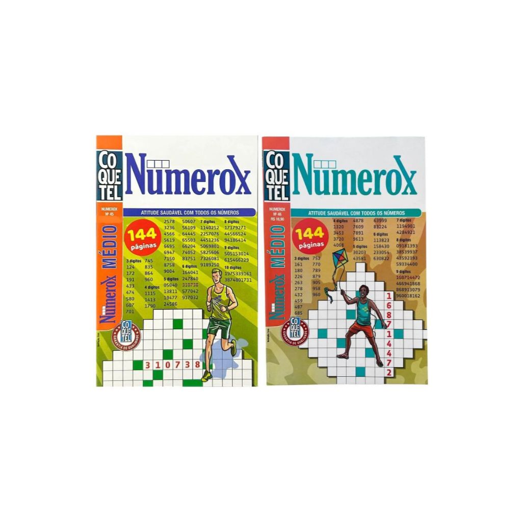 Kit Coquetel Com 2 : Numerox  - Nível Médio (novo)