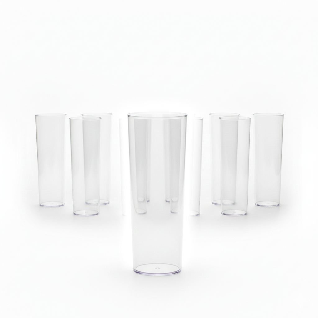 Jogo 10 Copos Big Long Drink Bebidas 450ml