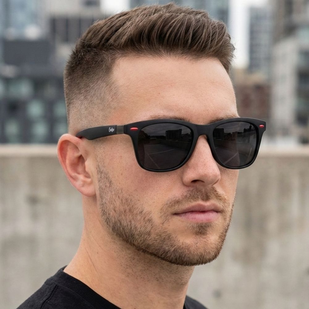 Óculos de Sol Quadrado Clássico Polarizado Vintage - Búzios em Oferta na Shopee