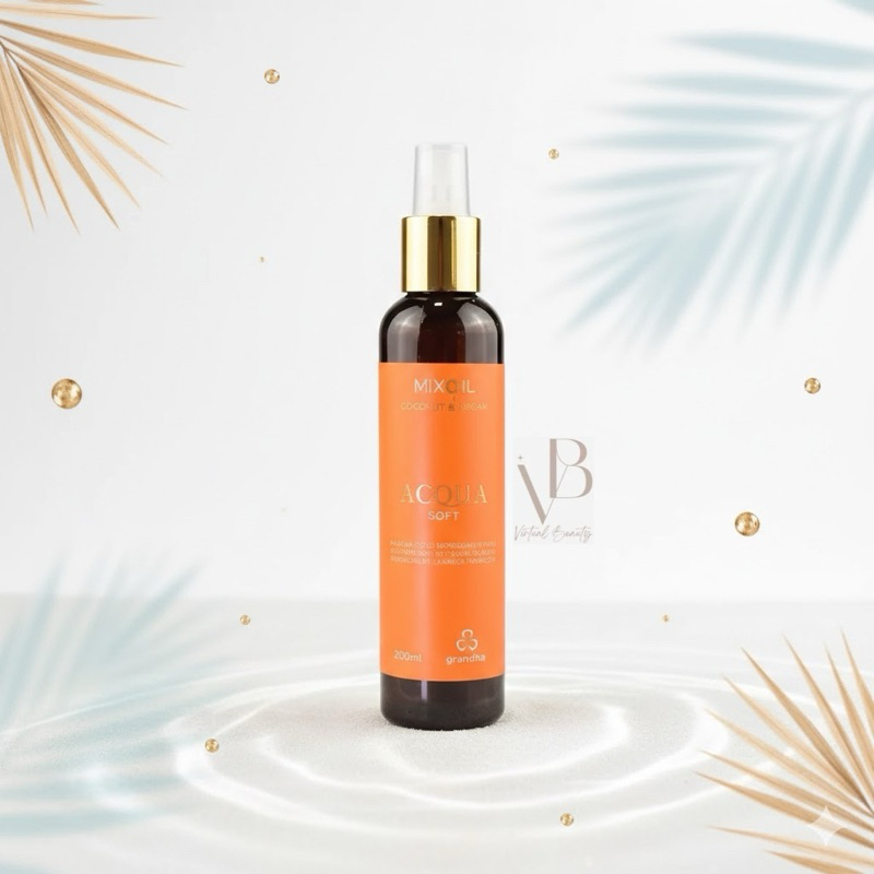 Grandha Água Micelar para Pós-Praia e Piscina Mix Oil Acqua Soft 200ml
