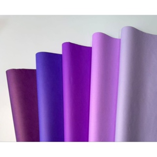Papel de Seda 5 Tons Degrade Roxo pra Lilás 100 Folhas ,Embalagem, Papel de Presente,Embrulhos,Rococó em Oferta na Shopee