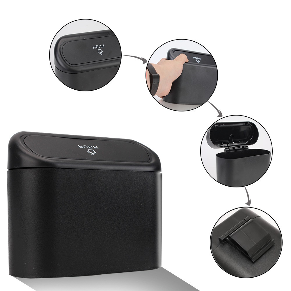 Lixeira Para Carro Suspensa - Para Porta ou Banco - Material Durável - Preço Baixo! em Oferta na Shopee