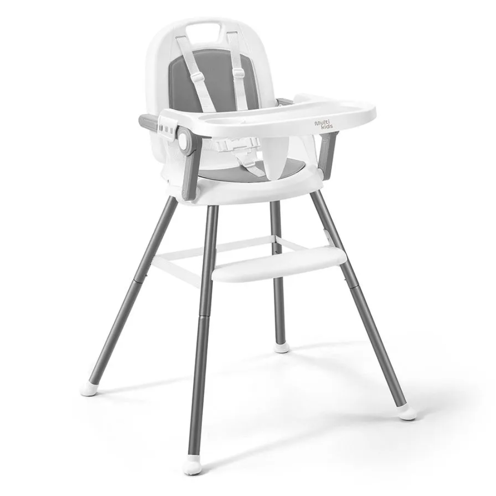 Cadeira de Alimentação Refeição Infantil 3 em 1 Berry Alta Baixa e Assento de Elevação - Multikids em Oferta na Shopee