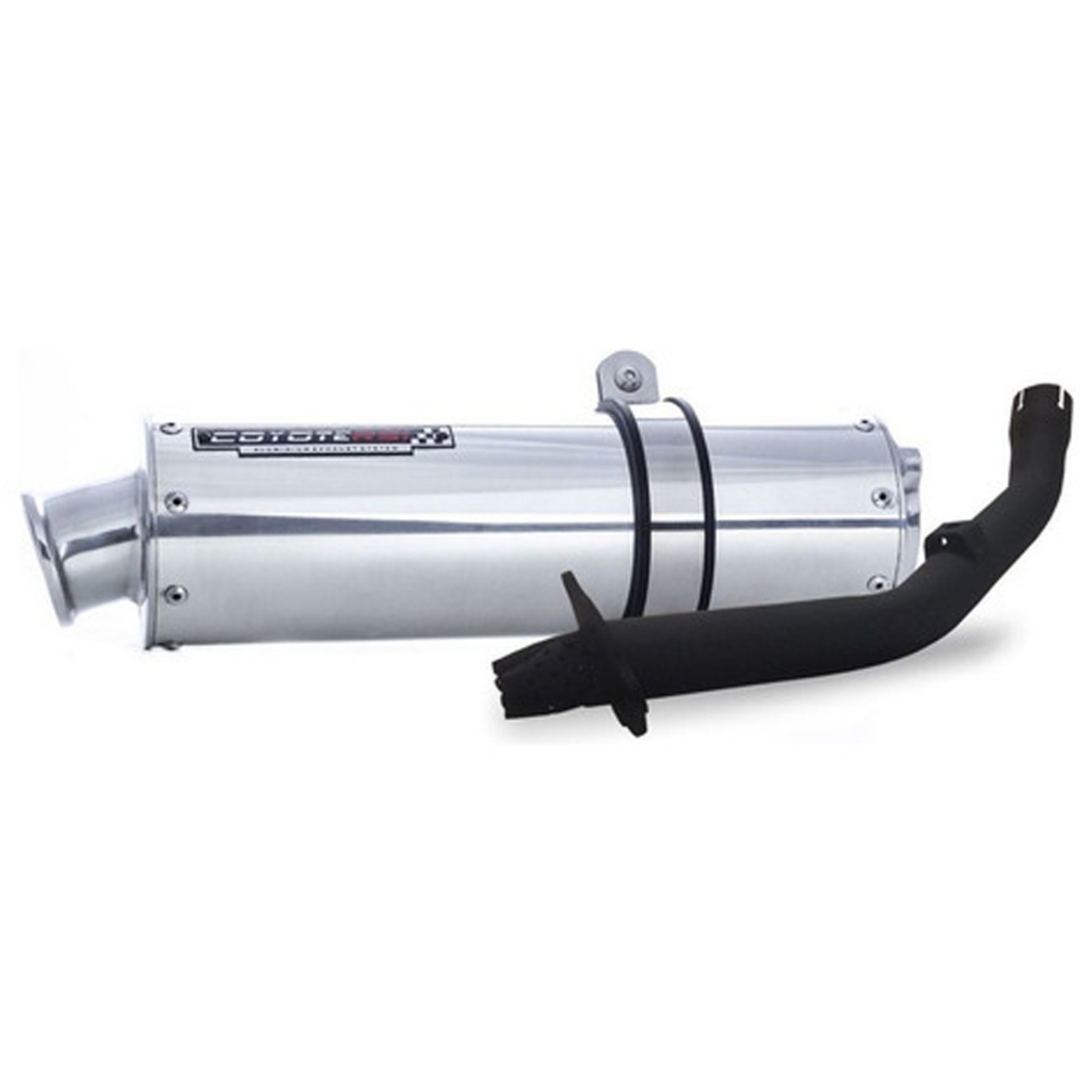 Escape / Ponteira Coyote RS3 em Alumínio Oval - XTZ Lander 250 ano 2007 até 2018 - Yamaha