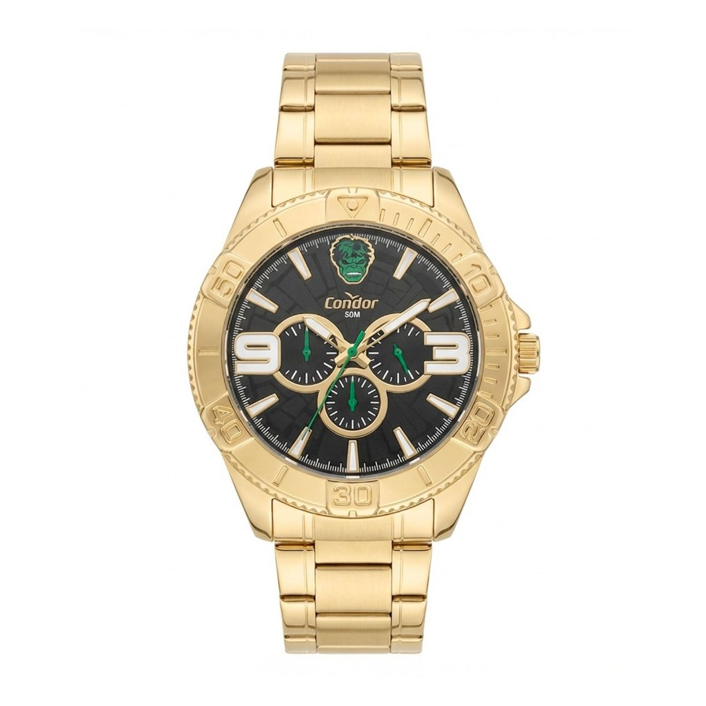 Relógio Condor Masculino Dourado Marvel Hulk CO6P29JOY4P em Oferta na Shopee
