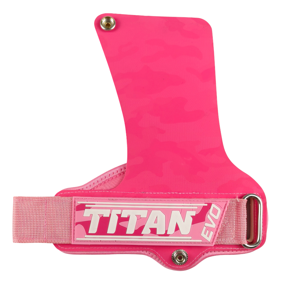 Protetores De Palmas Ajustáveis Original Fuel Sports Hand Grip Titan Evo Army Pink em Oferta na Shopee