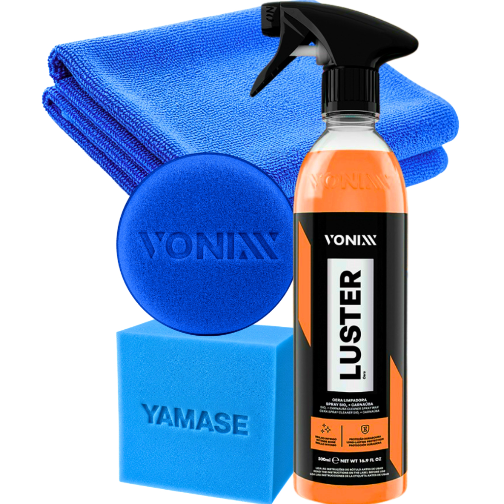 Cera de Carnaúba Líquida Spray Luster Brilho e Proteção Pintura Automotiva Lançamento Vonixx 500ml em Oferta na Shopee