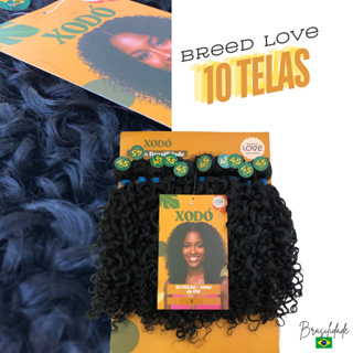 Cabelo Breed Love Xodó Linha Brasilidade 10 Telas Cacheado Black 300gr 45cm em Oferta na Shopee