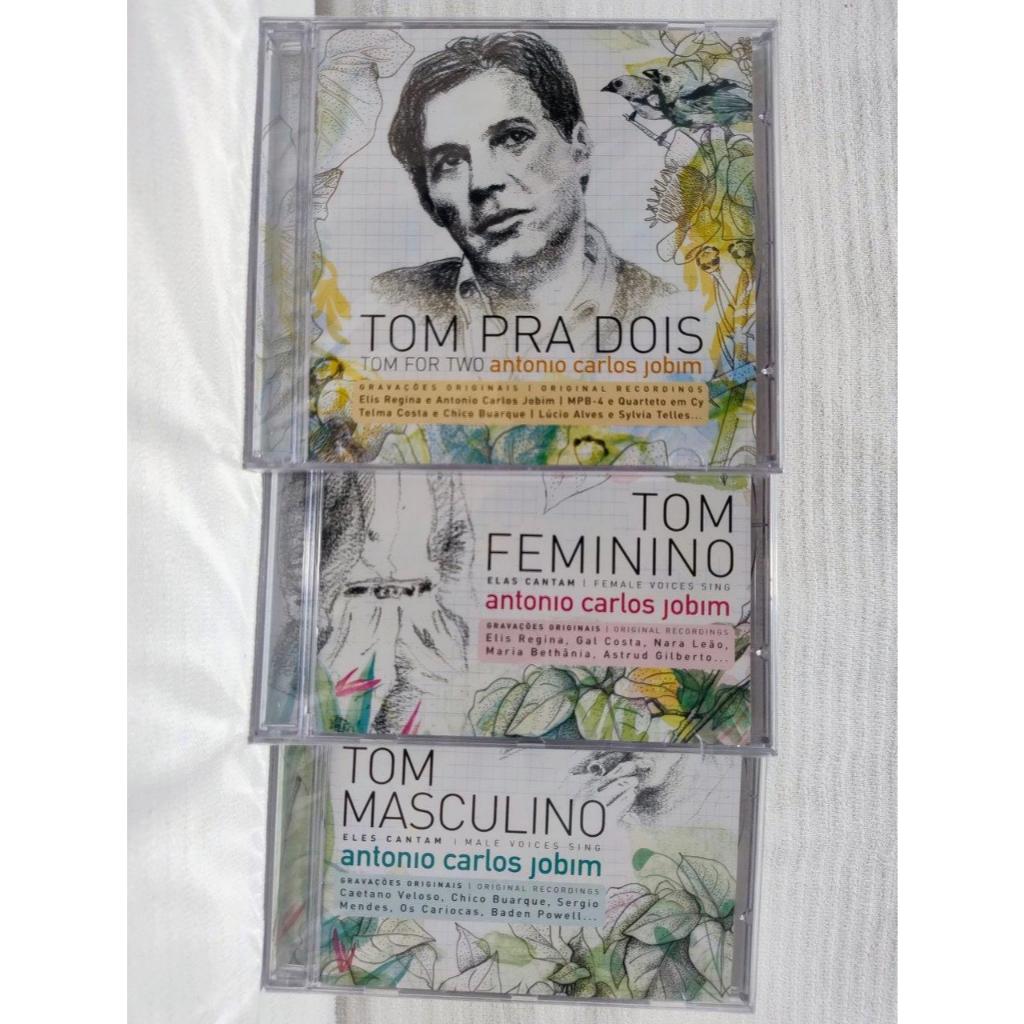 3 CDs: Tom Pra Dois + Tom Feminino + Tom Masculino - Elis Regina; Chico Buarque; MPB-4 e Quarteto Em