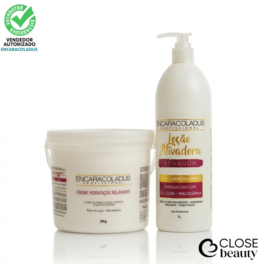 Kit Completo Super Relaxante Hidróxido De Cálcio Uso Profissional 2kg + Loção Ativador 1l em Oferta na Shopee