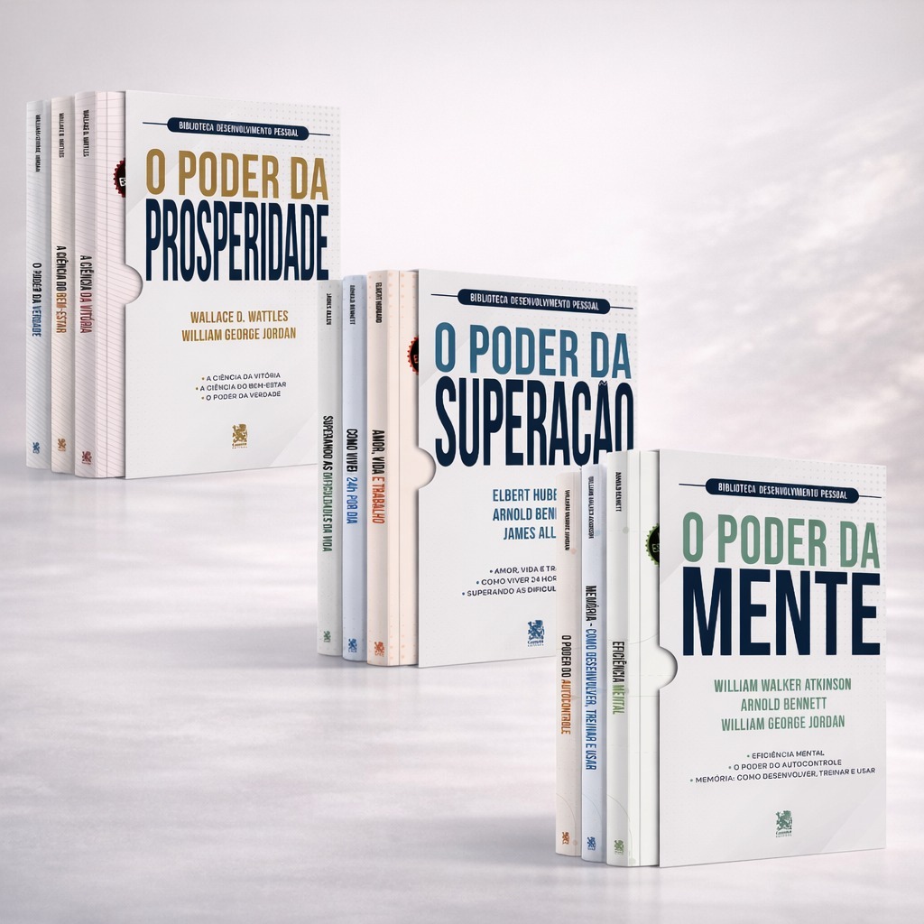 Combo Desenvolvimento Pessoal | Kit com 3 Boxes em Oferta na Shopee