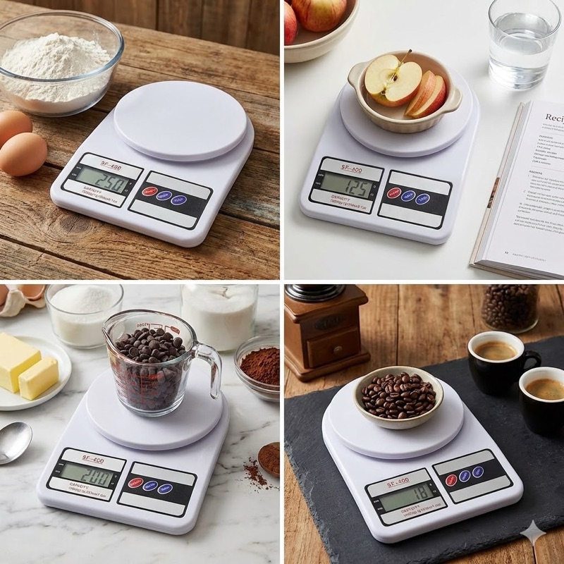 Balança Digital De Precisão Cozinha 0 A 10 Kg Profissional E Uso Domestico Nutricional Para Pesar Alimentos Ou Confeitar