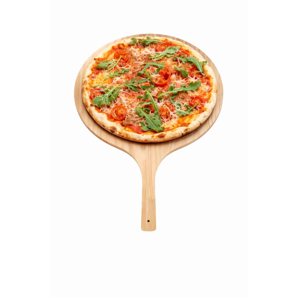 Pá para Pizza 53cm em Madeira Natural – Cabo 18cm Resistente Forno e Pizzaria