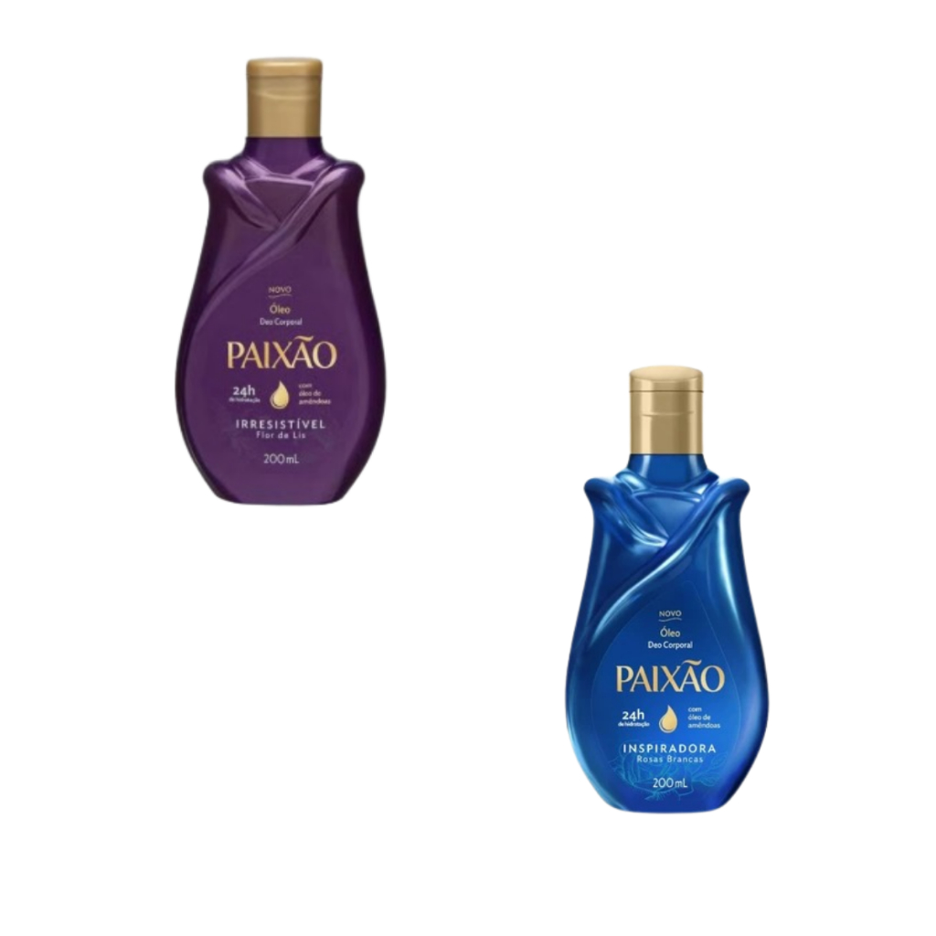Óleo Deo Corporal Paixão 200ml – Hidratação e Perfume Suave