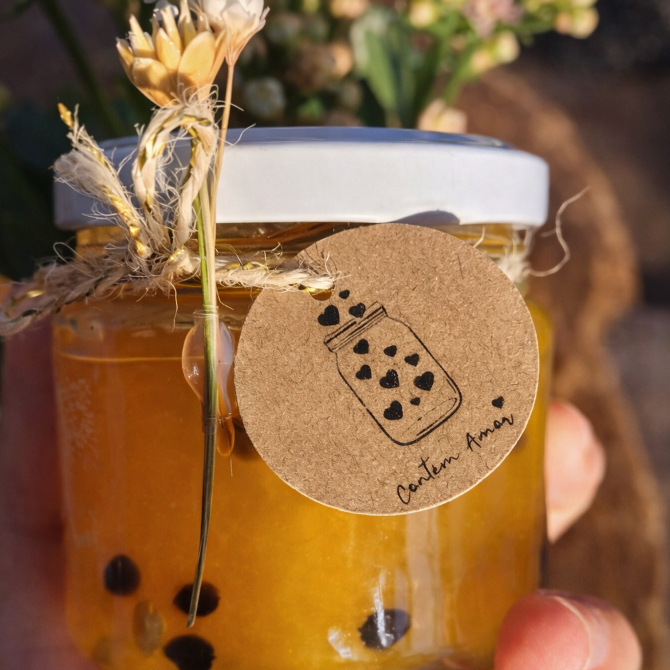 TAG PERSONALIZADA PAPEL KRAFT em Oferta na Shopee