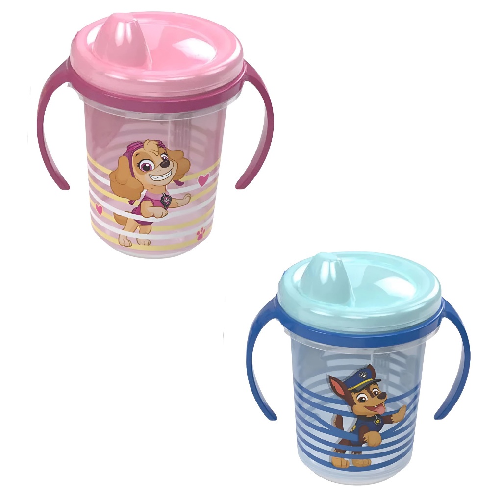 Copo de Transição 330ml com Alça Removível Patrulha Canina - Plasútil em Oferta na Shopee