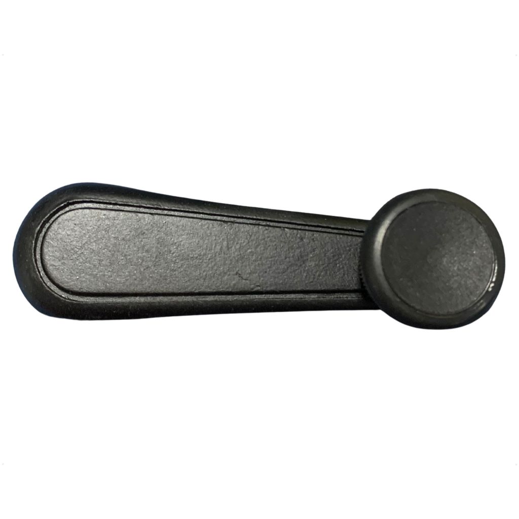 Manivela Regulagem Vidro Manual Porta Preto Plástico Para Toyota Bandeirante de 1985 até 2001
