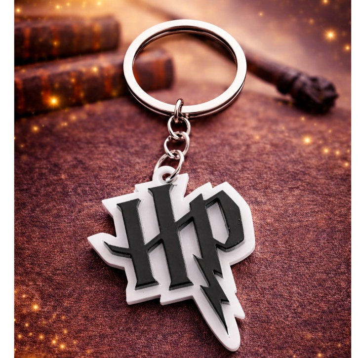 CHAVEIRO HARRY POTTER COM RELEVO em Oferta na Shopee