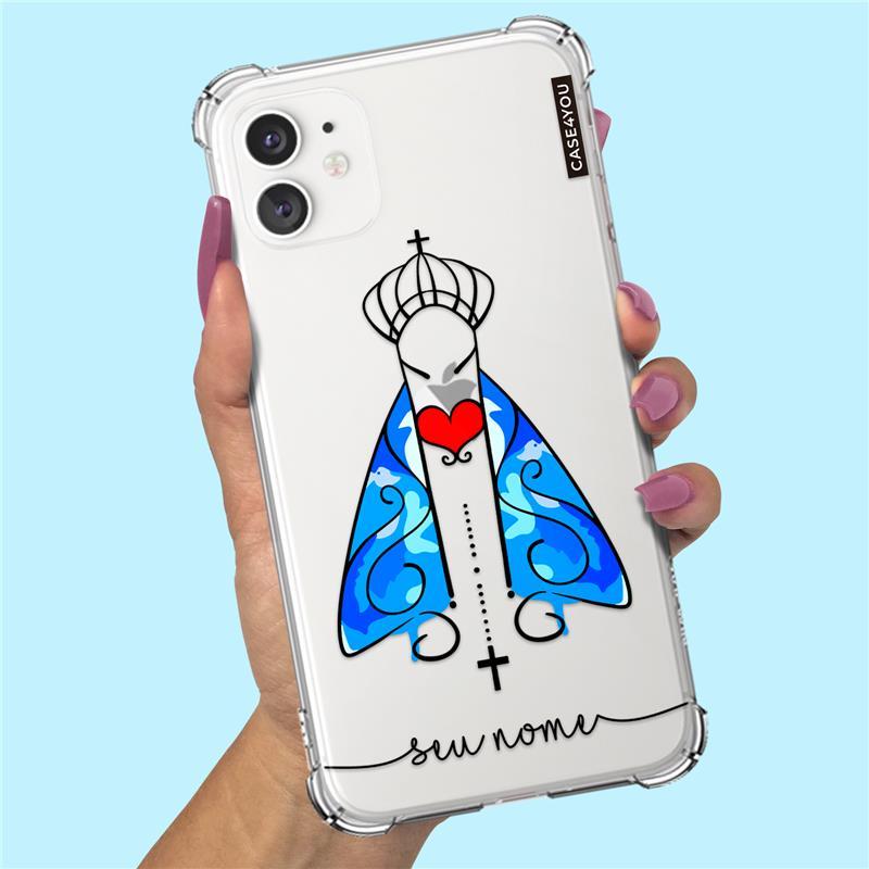 Capa Capinha Para Samsung Galaxy A30 A30s A31 A32 A33 A34 A35 A36 A37 Anti-impacto Personalizada Nossa Senhora 4