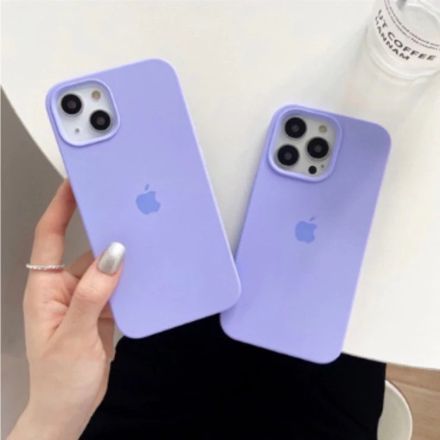 Capa Case Capinha Aveludada Silicone cor LILAIS para iPhone XR/11/12/13/14/15/16E/17E/17 PROMAX