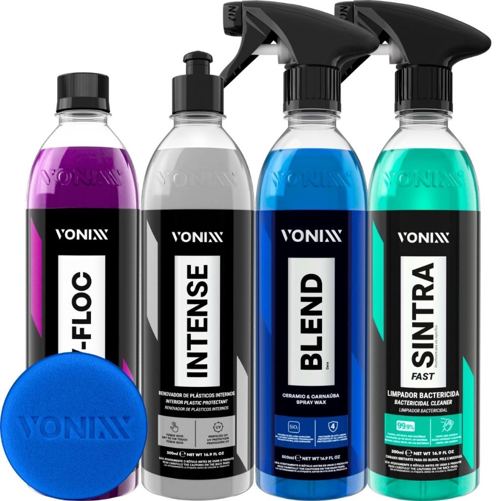 Kit Vonixx V-Floc + Blend Spray Liquida + Sintra Fast + Intense Vonixx