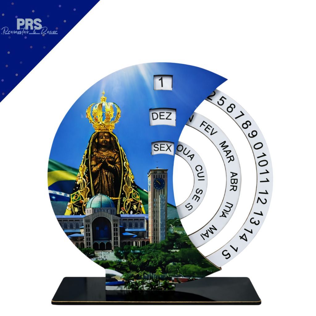 Calendário Permanente De Mesa Decorativo Personalizado Para Religiões Perpétuo Para Escritório