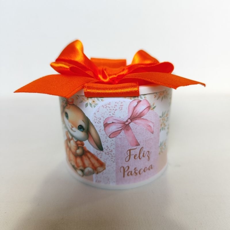 Tubolatas Personalizadas 5x6- Páscoa Laranja-Lembrancinha Maternidade/Festa Infantil/ Chá de bebê - DIVERSOS TEMAS
