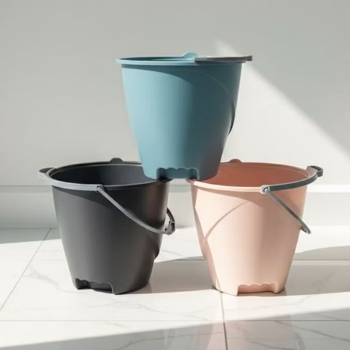 Baldes kit com 2 unidades e capacidade 8 litros,Plástico bem resistente