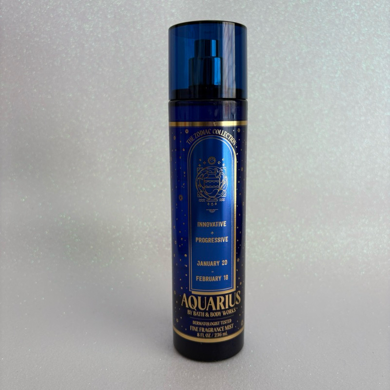Fine Fragance Mist Aquarius Bath And Body Works - Zodiac Collection - Body Splash 236ml