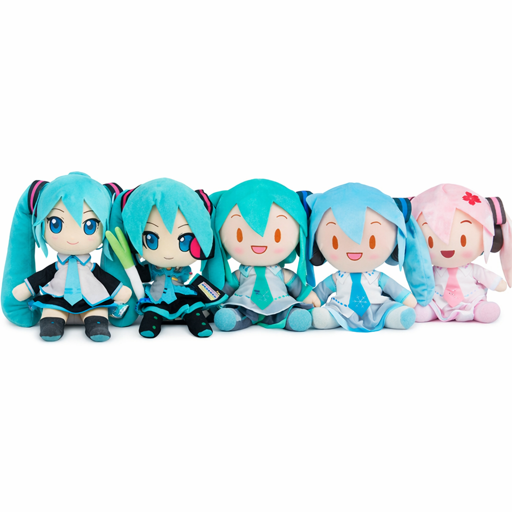 Pelúcia Hatsune Miku 20 cm – Cantora Virtual Super Fofa e Macia em Oferta na Shopee