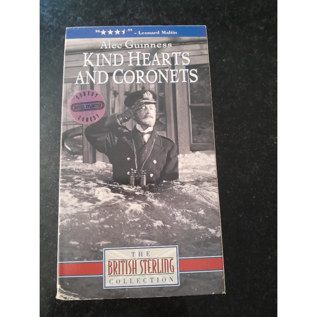 Vhs Kind Hearts And Coronets Importado Alec Guinness Usado.