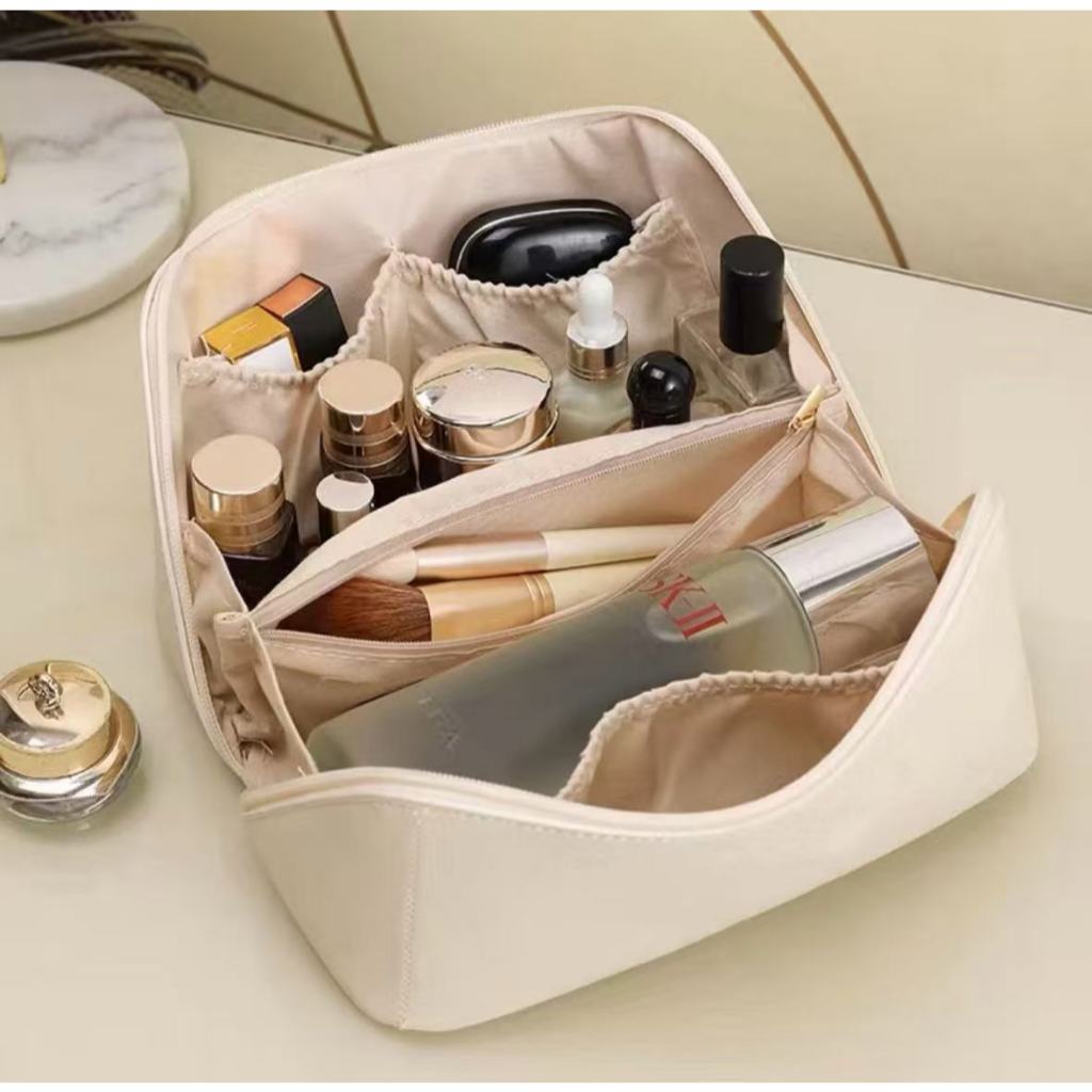 Bolsa Organizadora de Cosméticos Feminina Ideal para Viagens – Acabamento Premium