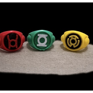Anel Estilo Lanterna Verde/ Amarelo/ Vemelho – Cosplay - Acessório Geek 3D em Oferta na Shopee