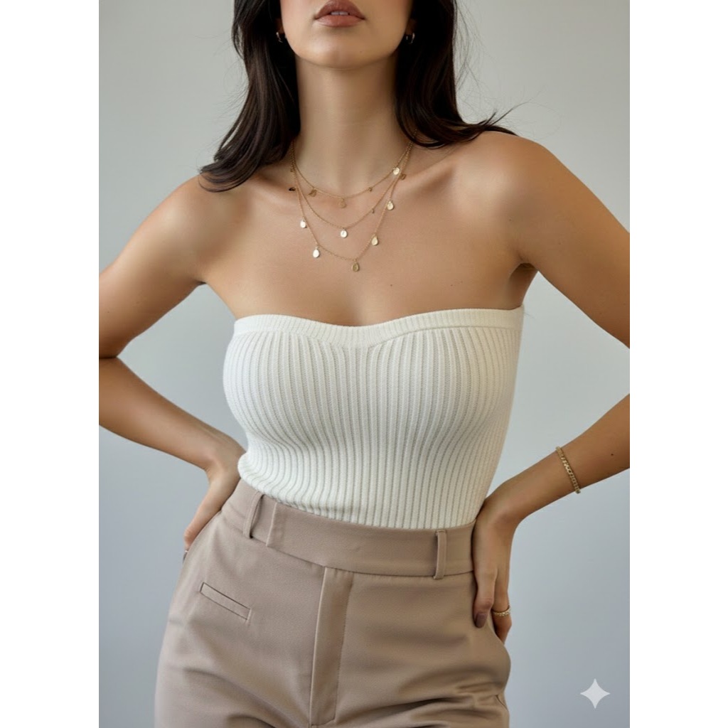 TOMARA QUE CAIA BLUSA FEMININA CROPPED ROUPA ESTILOSA REGATA TRICOT MODAL