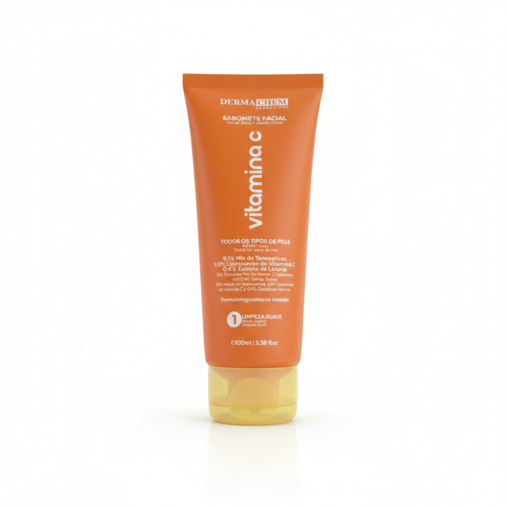 Sabonete Vitamina C Anti Idade Com Ions Dermachem 100ml