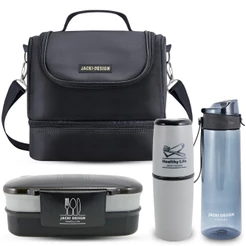 Kit Bolsa Térmica, Marmita, Garrafa 700Ml E Porta Escovas - Jacki Design